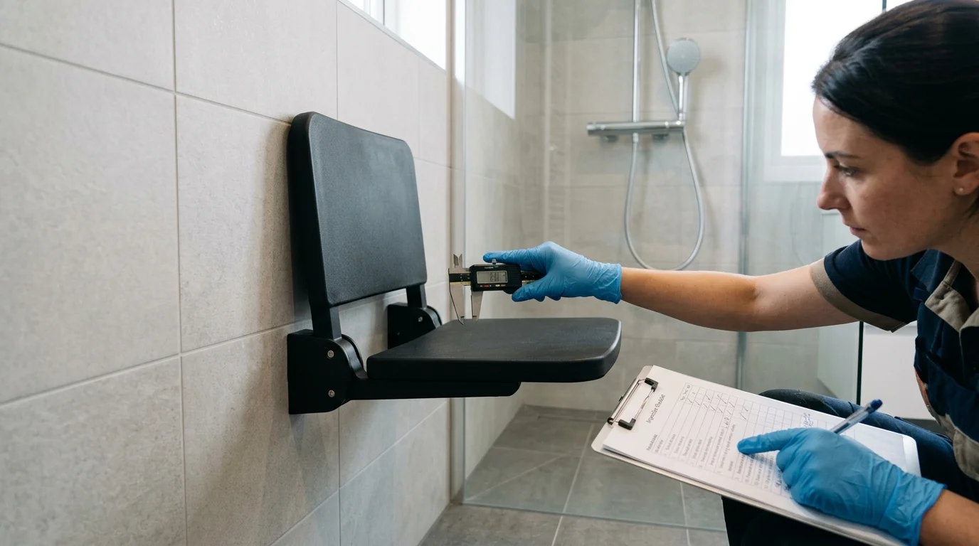 Best Bathroom Spaces for a Wall-Mounted Shower Seat