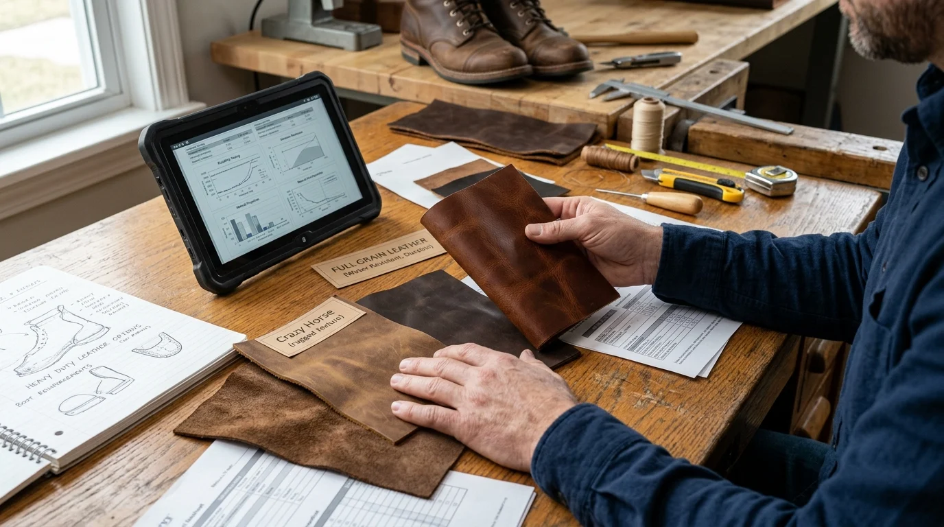 What are the best leather options for work boots