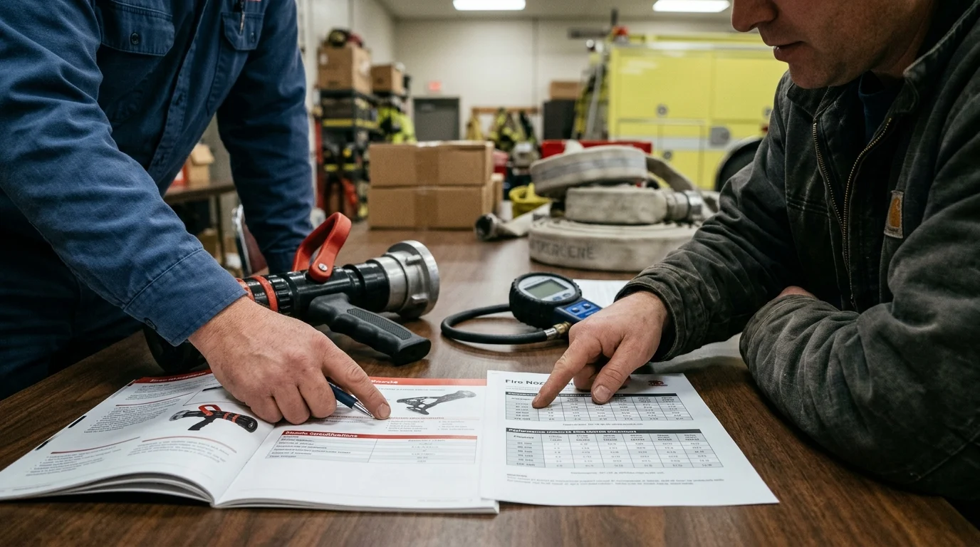 Fire Nozzle Flow Variables to Measure Before Testing