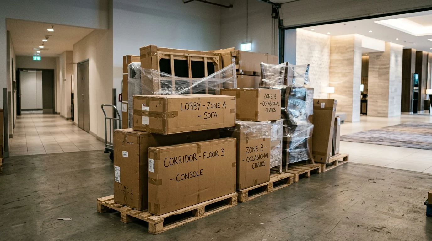Key Zones for Lobby and Corridor Furniture