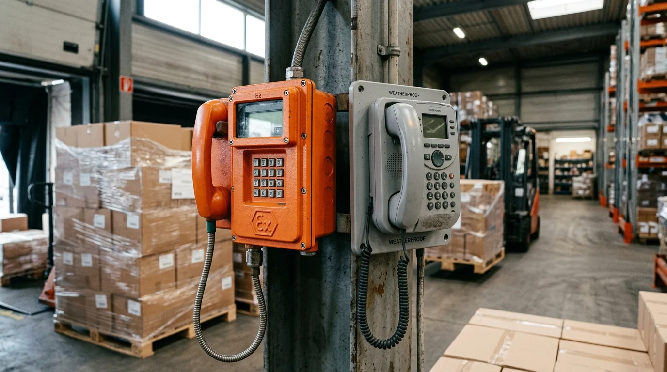 Key Differences Between Explosion Proof and Weatherproof Phones