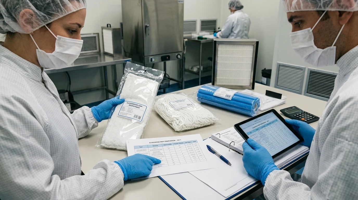 Сатып алуудан мурун Cleanroom швабранын мүнөздөмөлөрүн салыштыруу