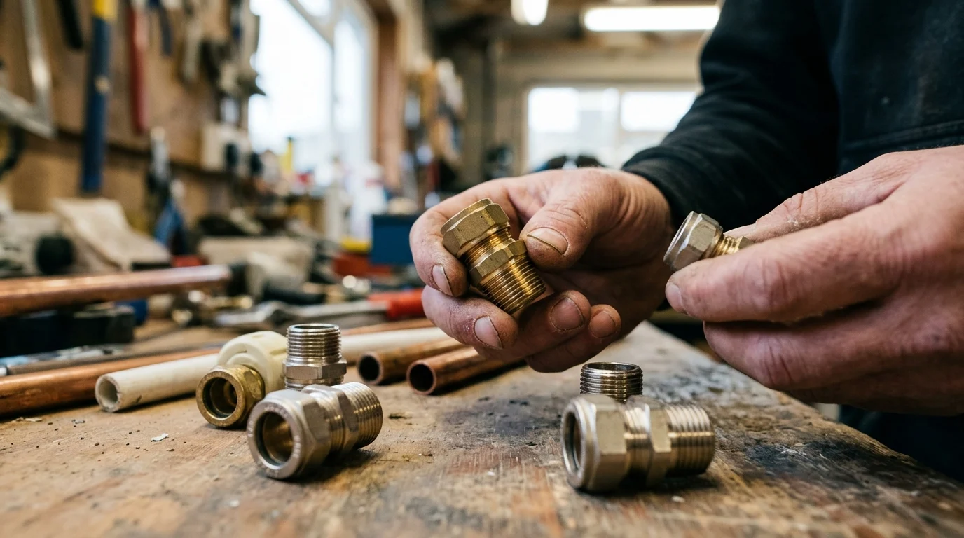 What decision criteria lead to the right compression pipe fitting