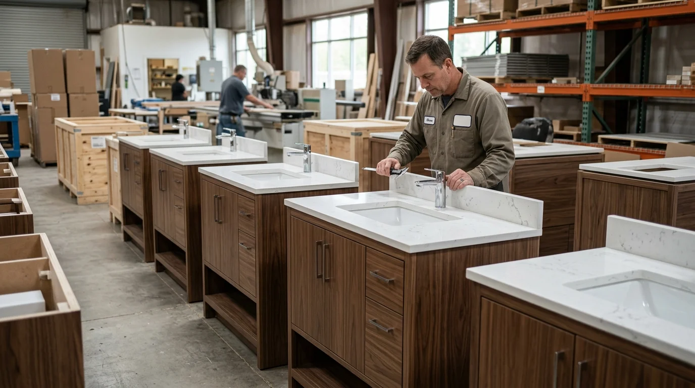 Hotel Furniture: Best Materials for Bathroom Vanities in 2026