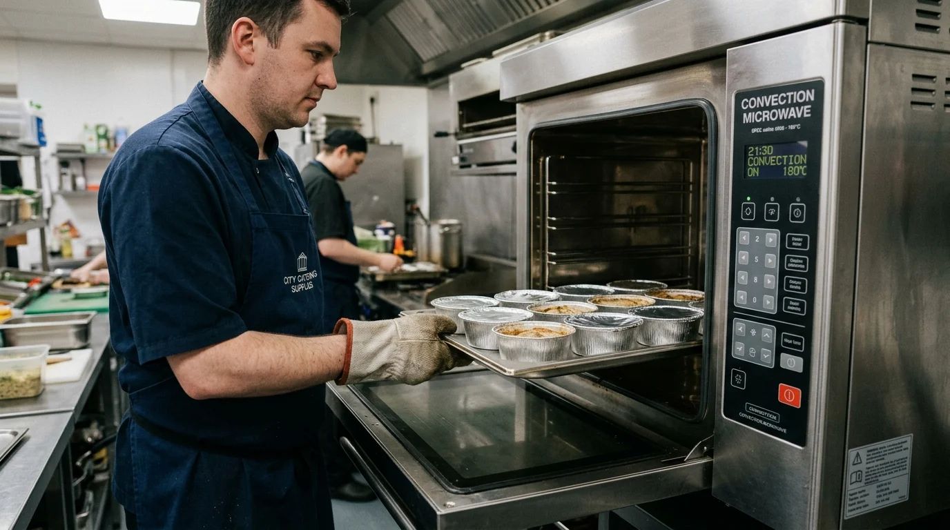 When Metal Pans Can Be Used in a Convection Microwave