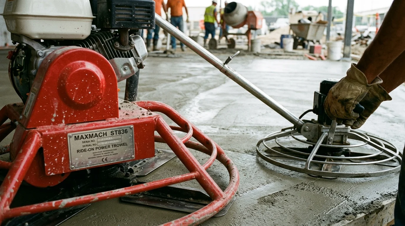 MAXMACH ST836 vs Walk-Behind Trowels