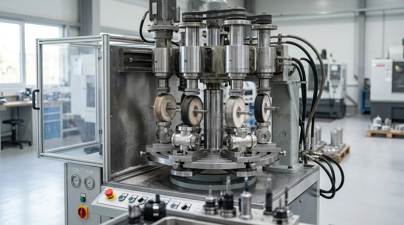 Multi-spindle polishing process