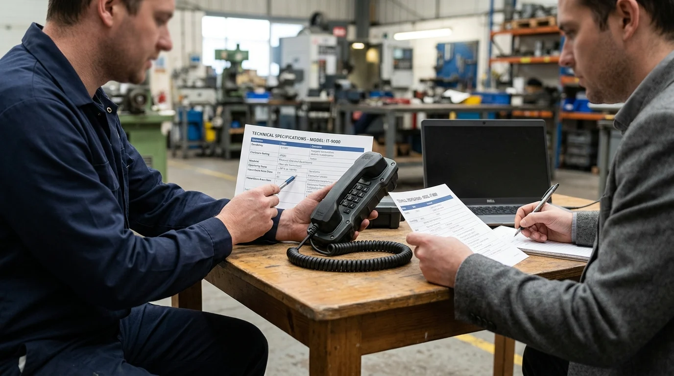 Key Specifications for Industrial Telephone Handsets