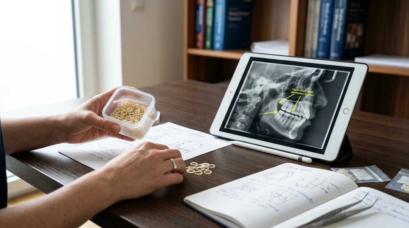 How dental rubber bands improve jaw alignment