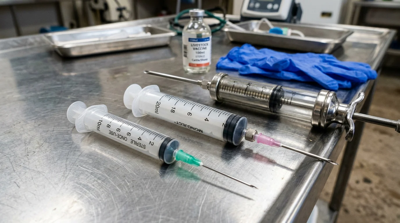 Veterinary Syringe Types, Sizes, and Materials