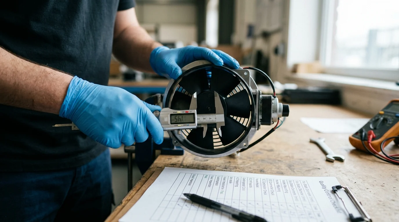 Key Performance Specifications for Solar EC Fans