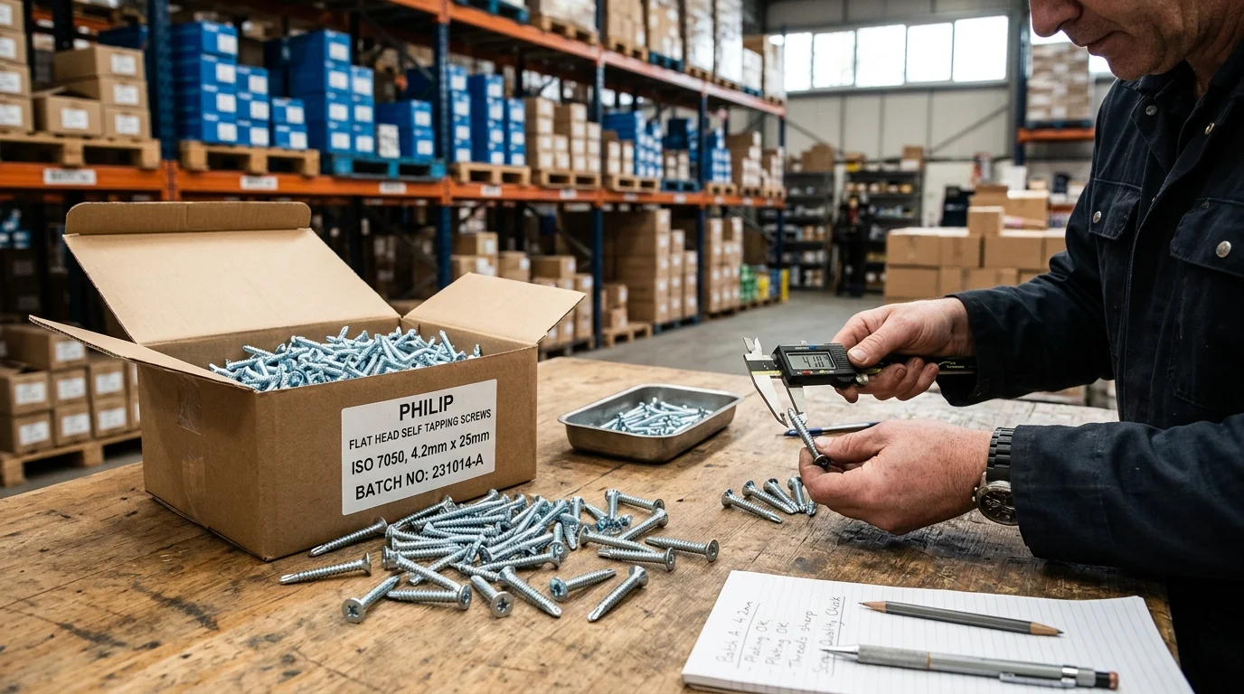 Bulk Sourcing: How I Evaluate Philip Flat Head Self Tapping And Self Drilling Screw Quality
