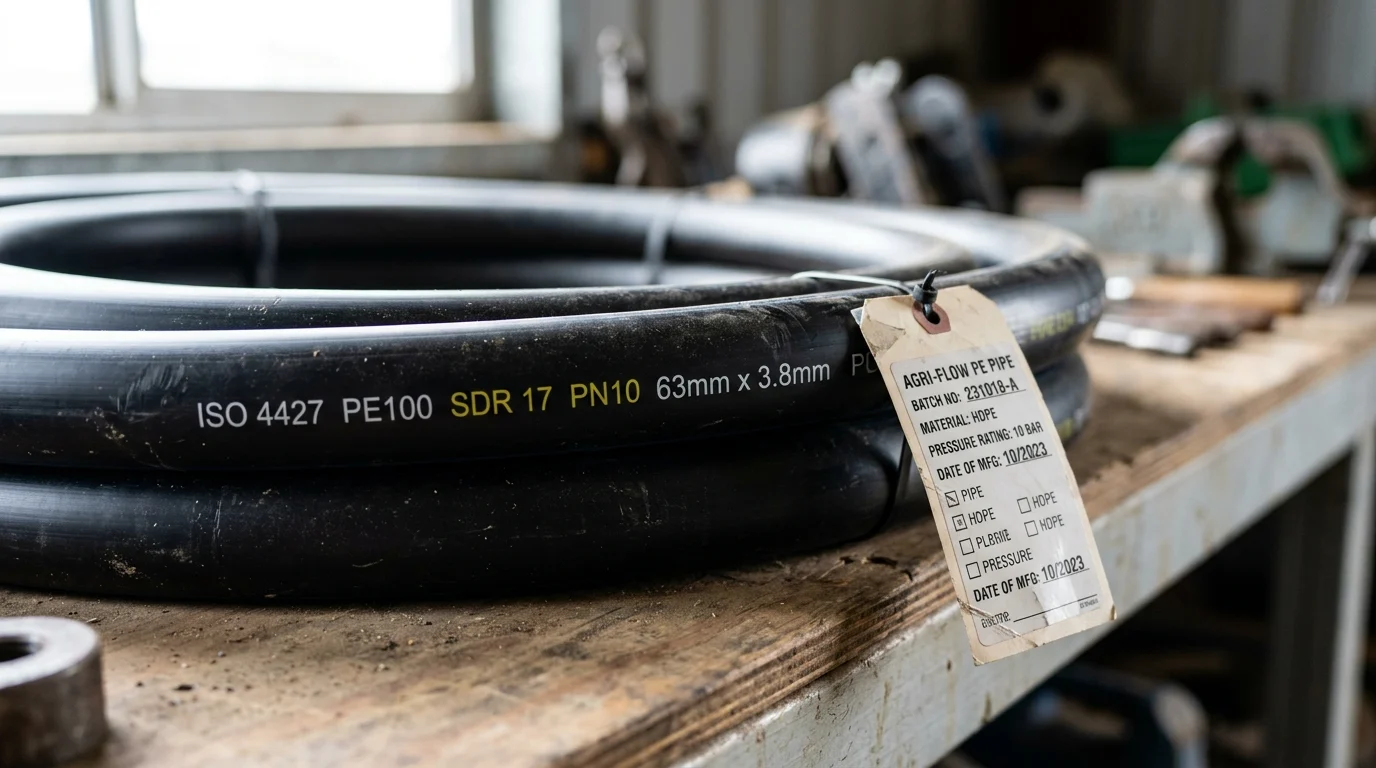 Key PE Pipe Specifications for Agricultural Irrigation