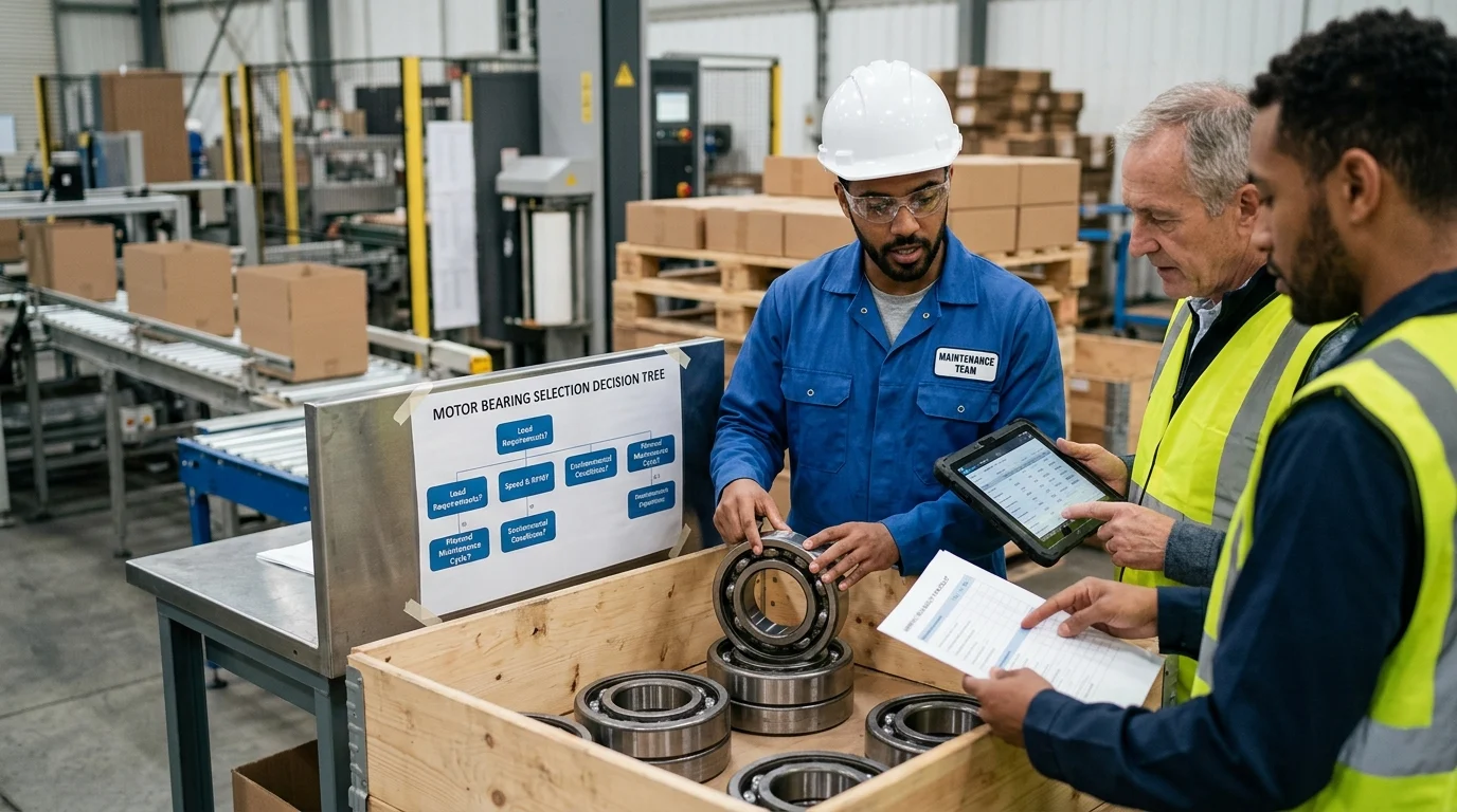 How Should Teams Build a Decision Process for Motor Bearings