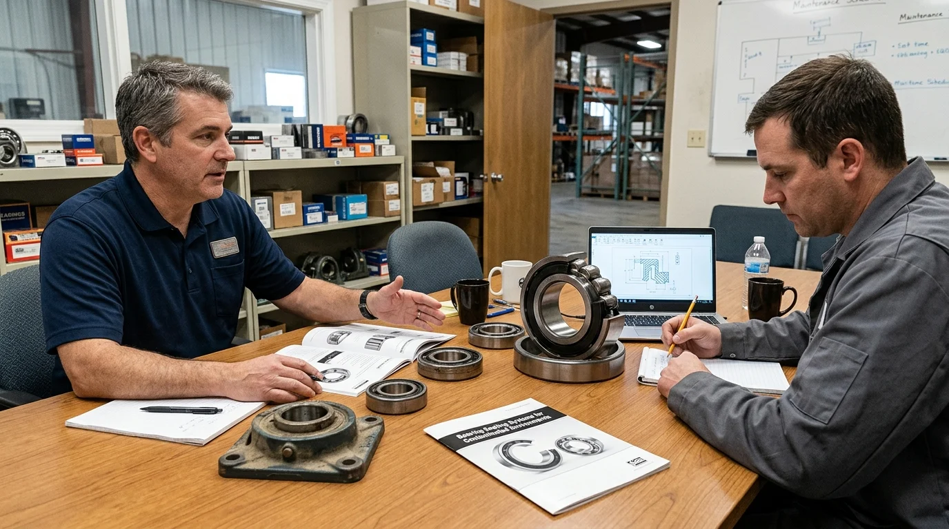 What effective bearing dust protection includes