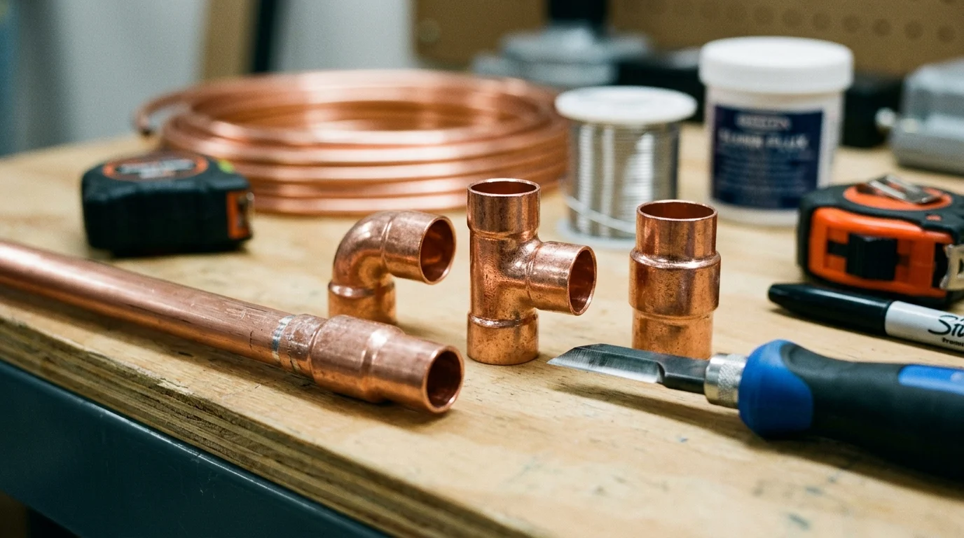 Essential types of air conditioning copper pipe fittings