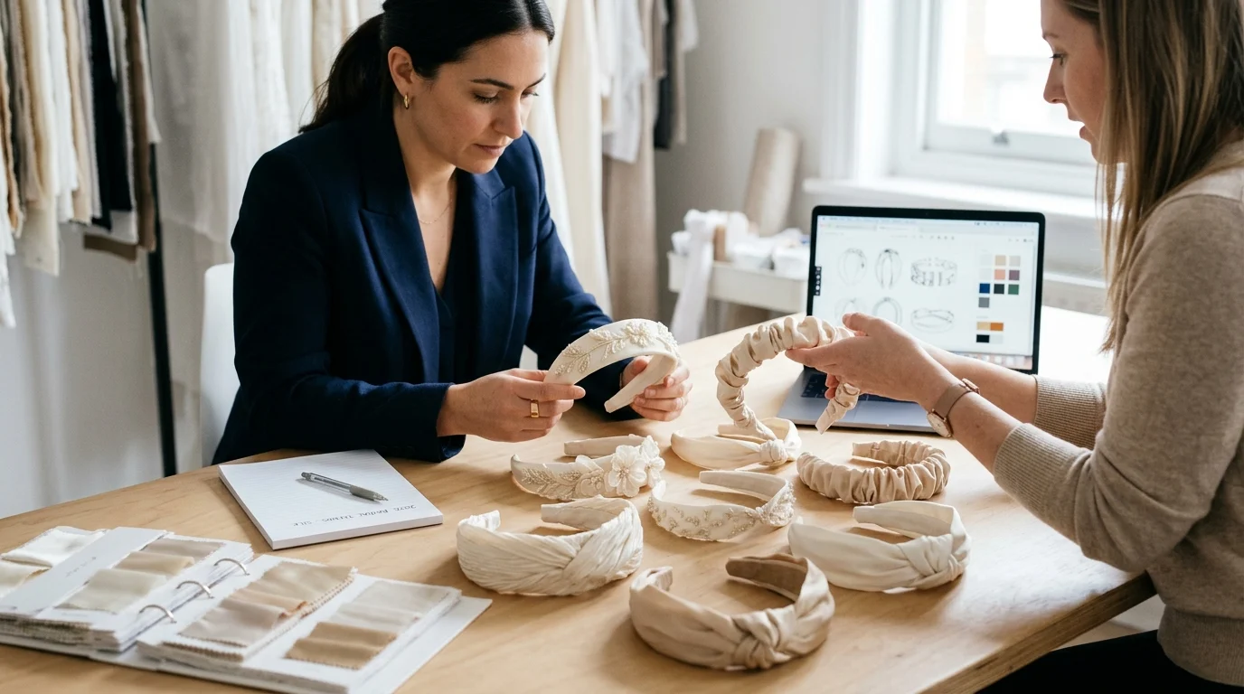 Silk Headband Design Trends for 2026 Bridal