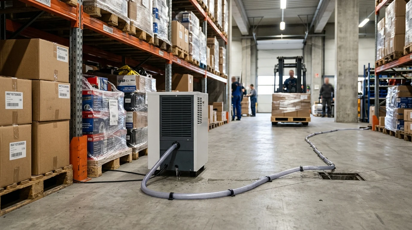 Dehumidifier drainage options