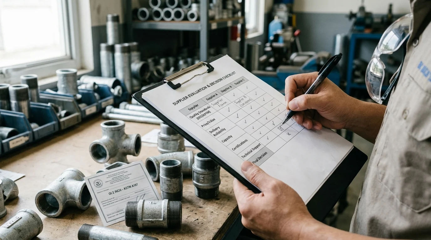 How to make the final supplier decision