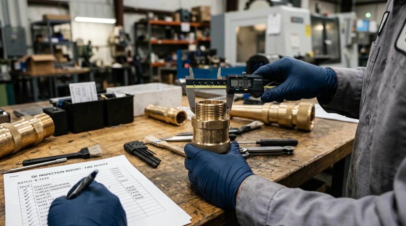 Why Brass Is a Standard Fire Water Nozzle Material