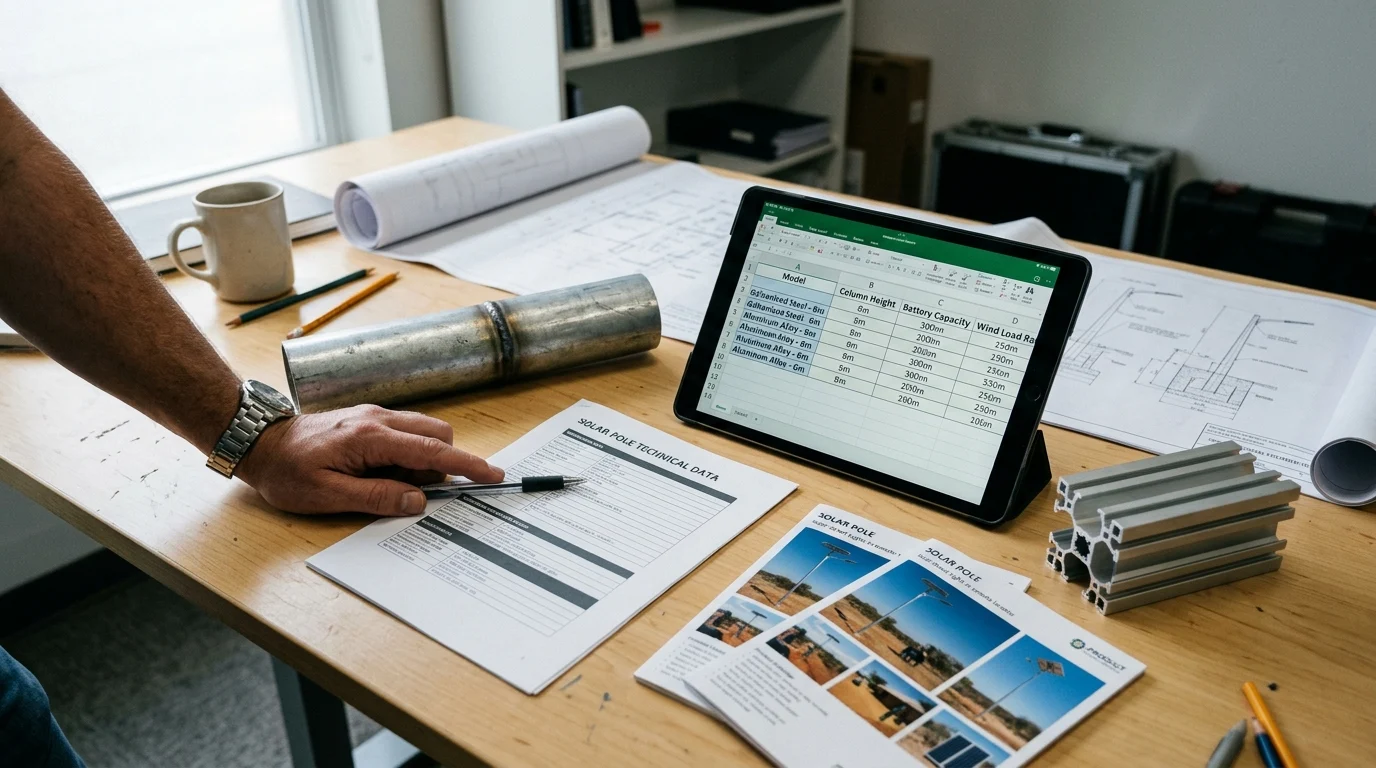 Technical and Commercial Criteria for Solar Pole Selection