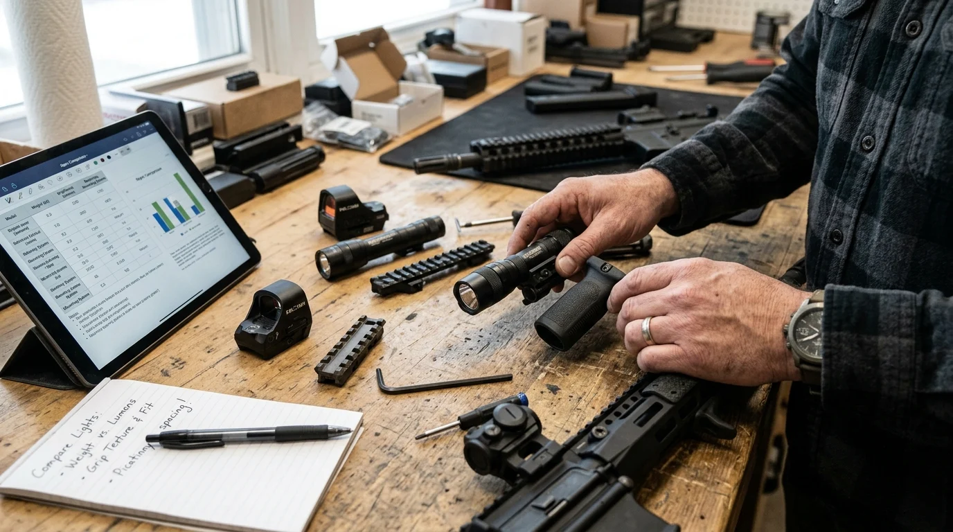 How to Compare Picatinny Rail Accessories