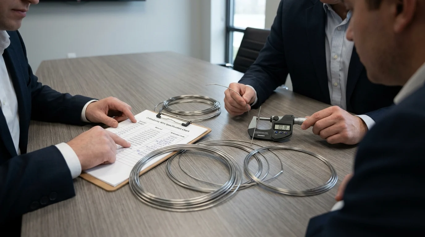 How orthodontic wire sizes are defined