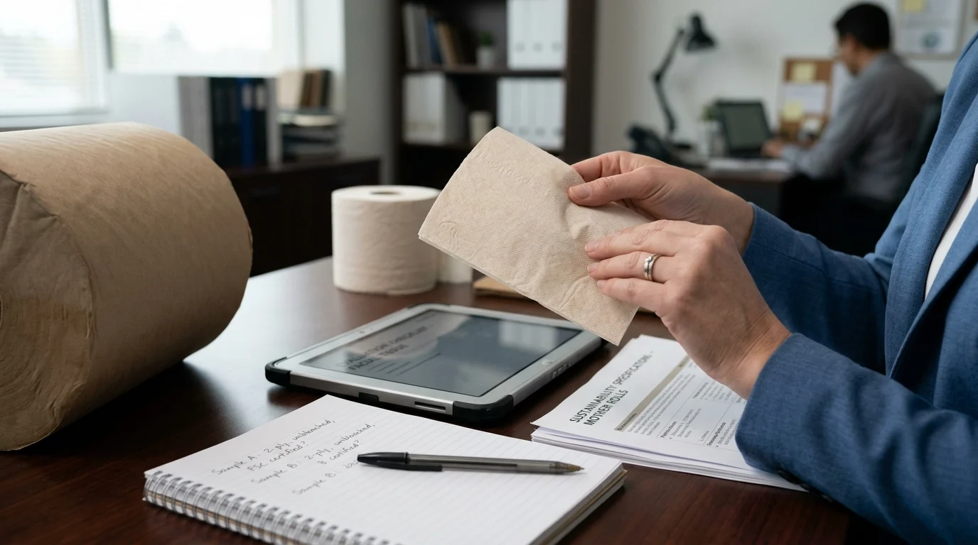 How Buyers Should Evaluate Sustainable Facial Tissue Mother Rolls