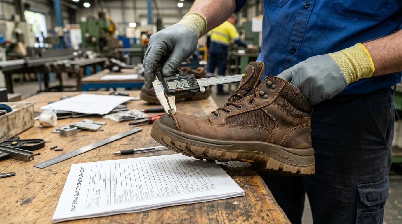 Best materials for safety shoe construction