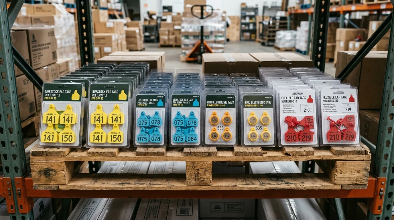 What types of animal ear tags are available