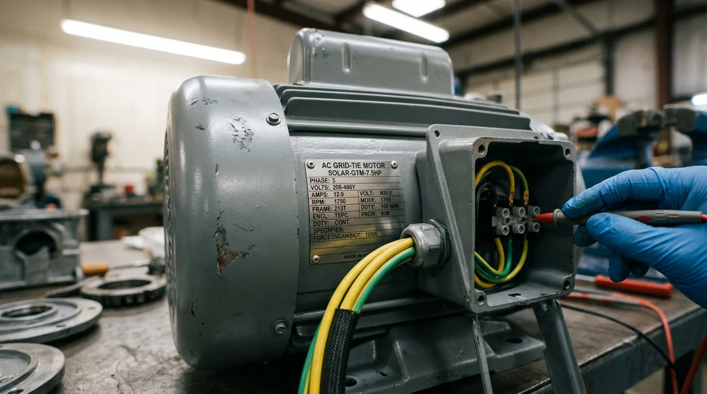 What Defines a Grid-Tie Solar Motor