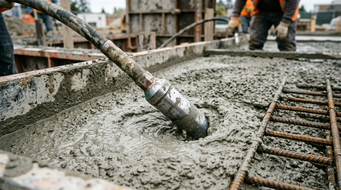 How High-Frequency Vibrators Improve Concrete Consolidation