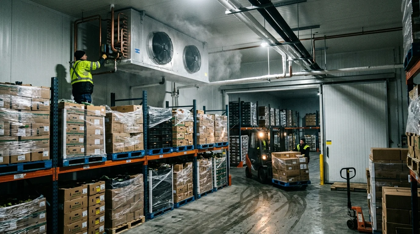 Componentes essenciais de refrigeração para armazenamento a frio confiável