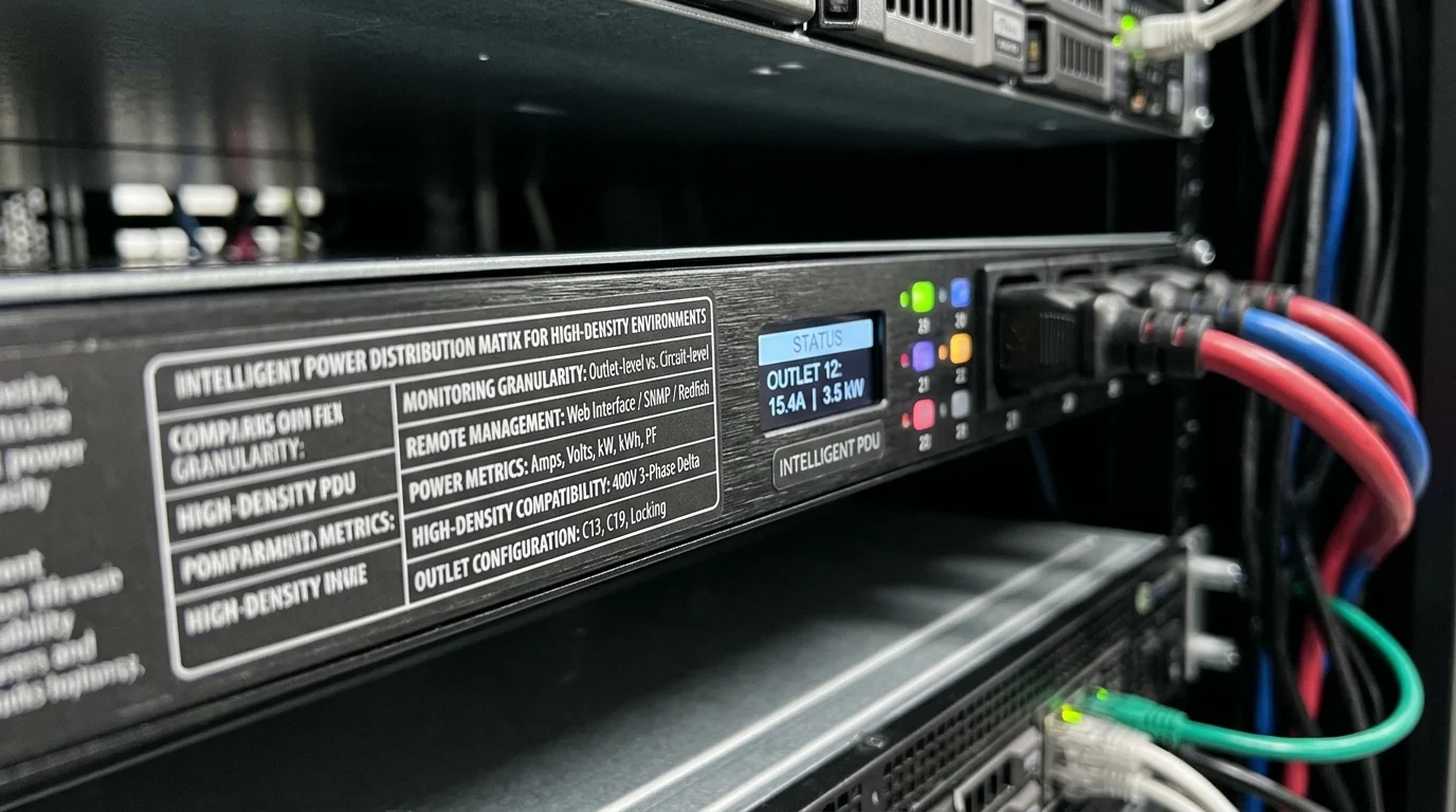 How Intelligent PDU Options Compare for High-Density Compute