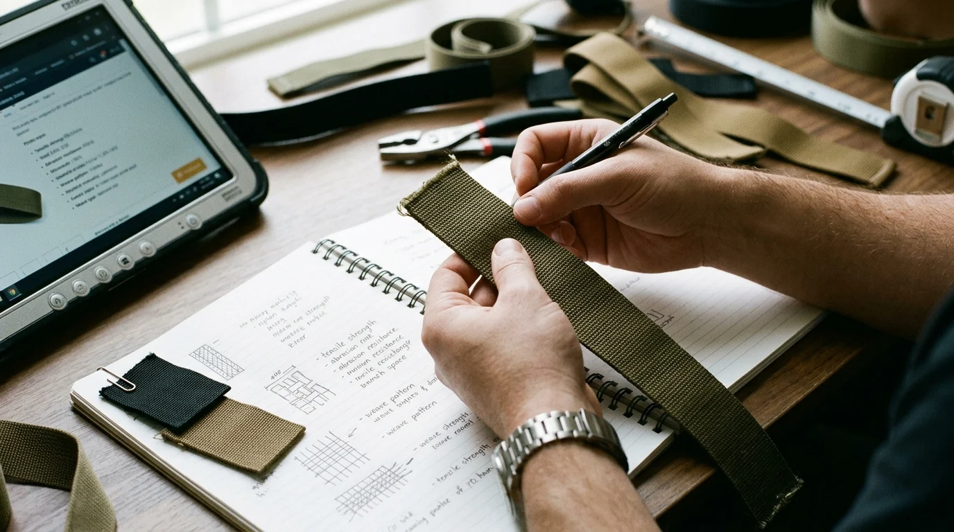 What defines the best heavy duty webbing for tactical gear
