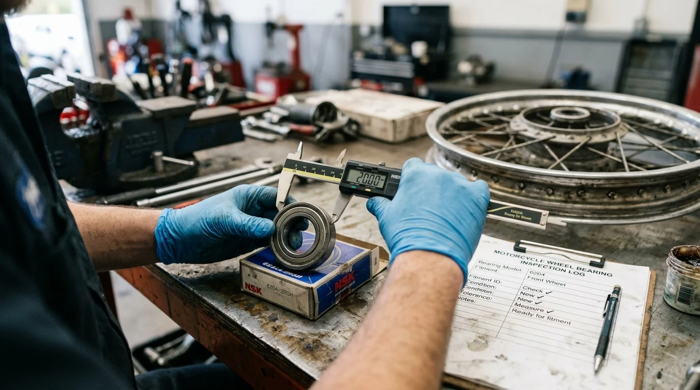 Types and Fitment of Motorcycle Wheel Bearings