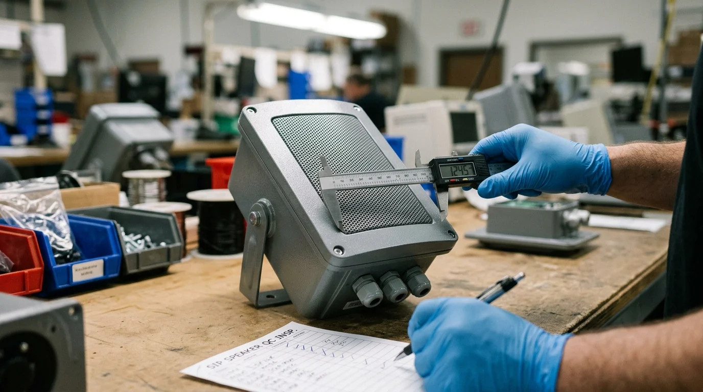 What Defines an Industrial SIP Speaker
