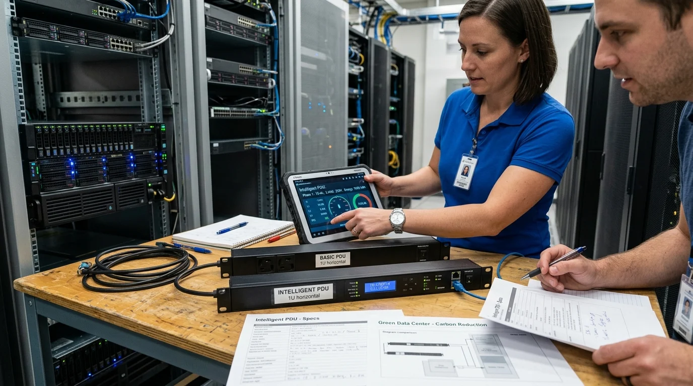Intelligent PDU vs. basic rack power distribution