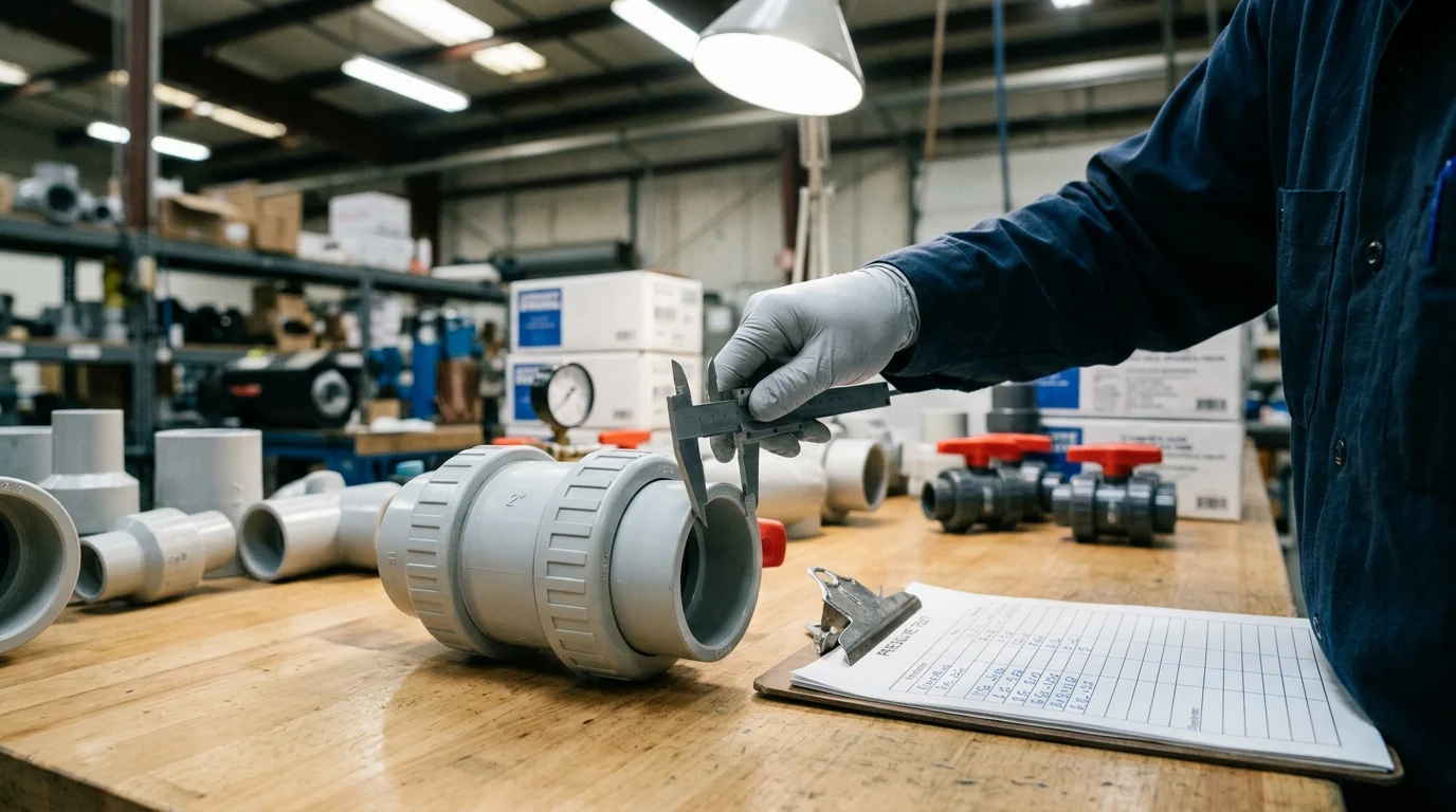 Maximum pressure limits for PVC ball valves