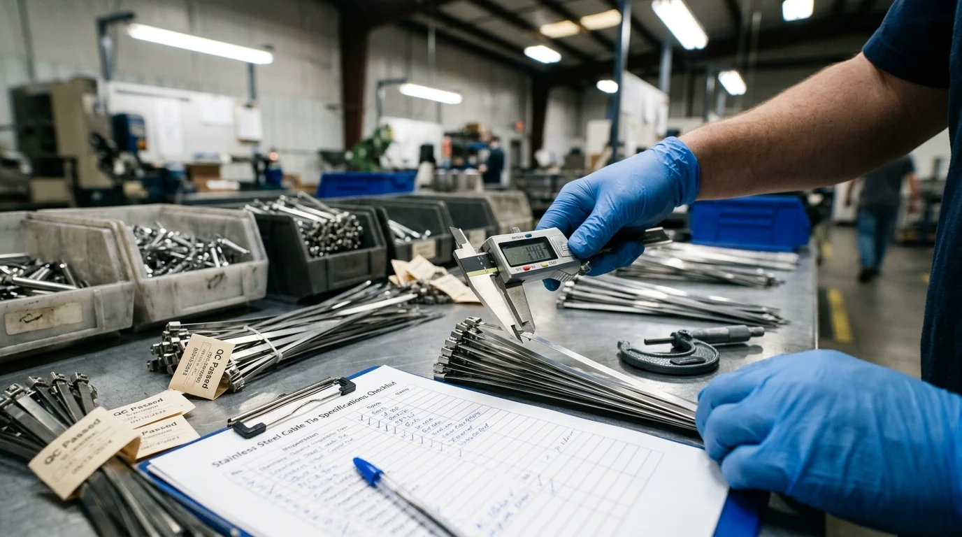 How to Evaluate Stainless Steel Cable Tie Specifications and Manufacturi
