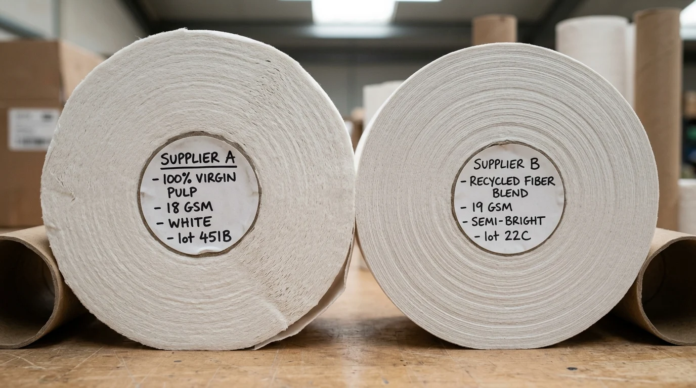 How to Compare Toilet Tissue Parent Roll Suppliers