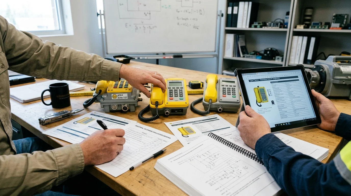 Practical process for choosing the right industrial telephone