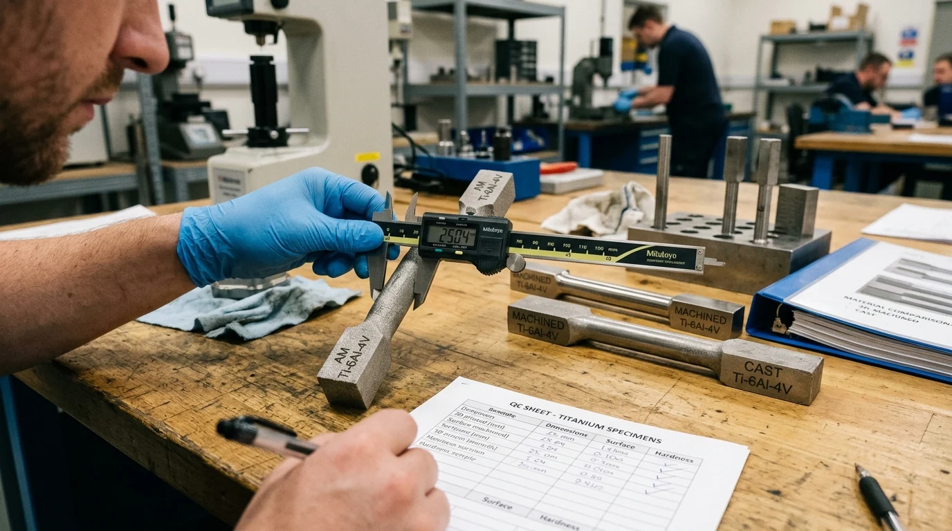 How It Compares with Machined and Cast Titanium