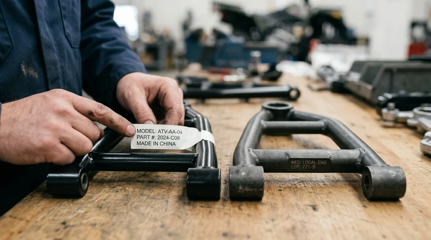 How do China ATV parts suppliers and local suppliers compare