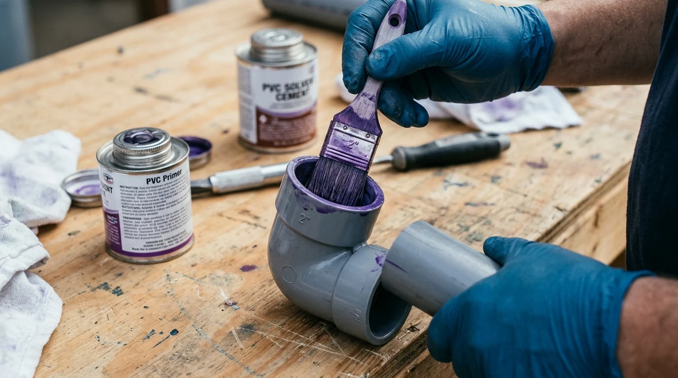 How should professionals prepare for PVC pipe fittings installation