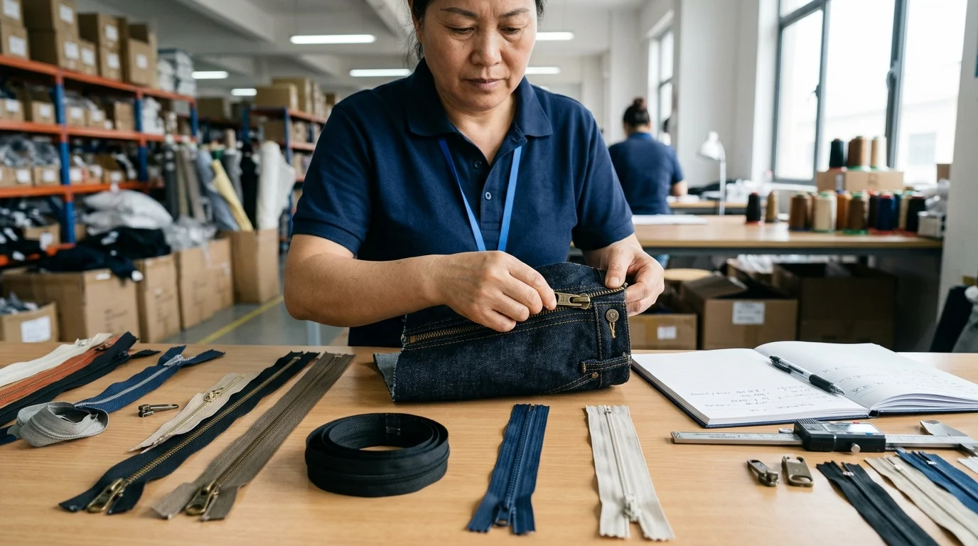 Why zipper types matter in garment accessories sourcing