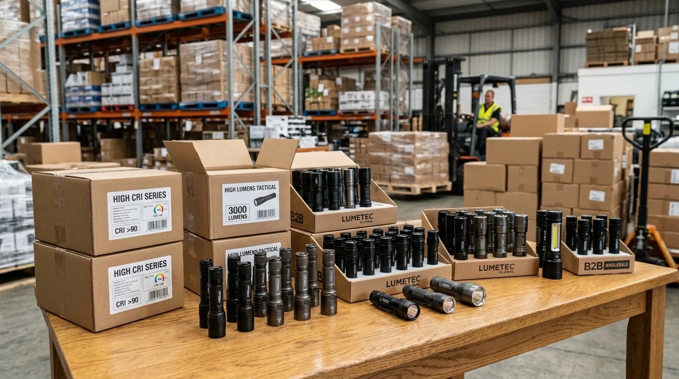 Wholesale LED Flashlights 2026: High CRI vs. Lumens for B2B Buyers