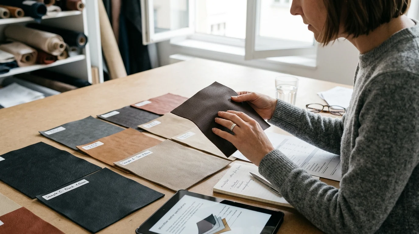 What is microfiber leather, and how is it manufactured