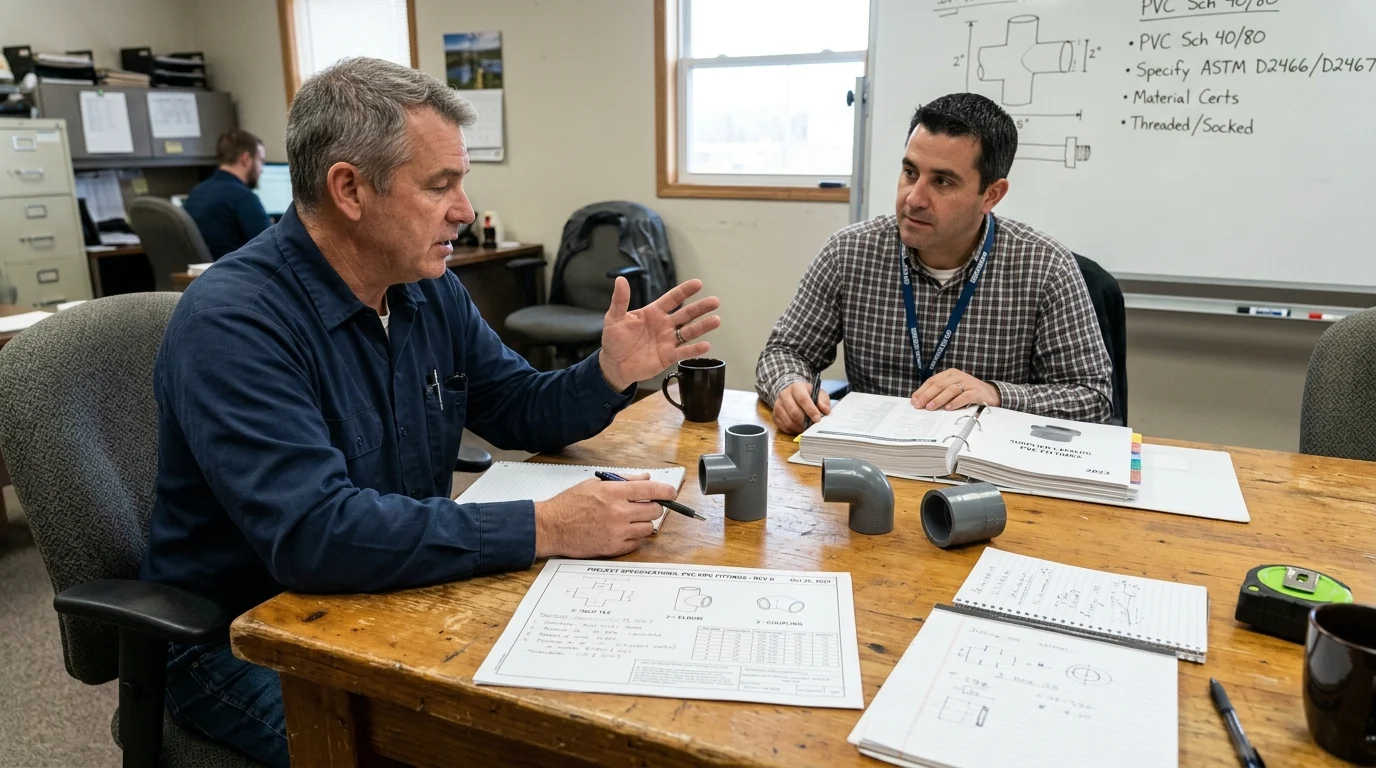 How buyers should specify and source PVC pipe fittings