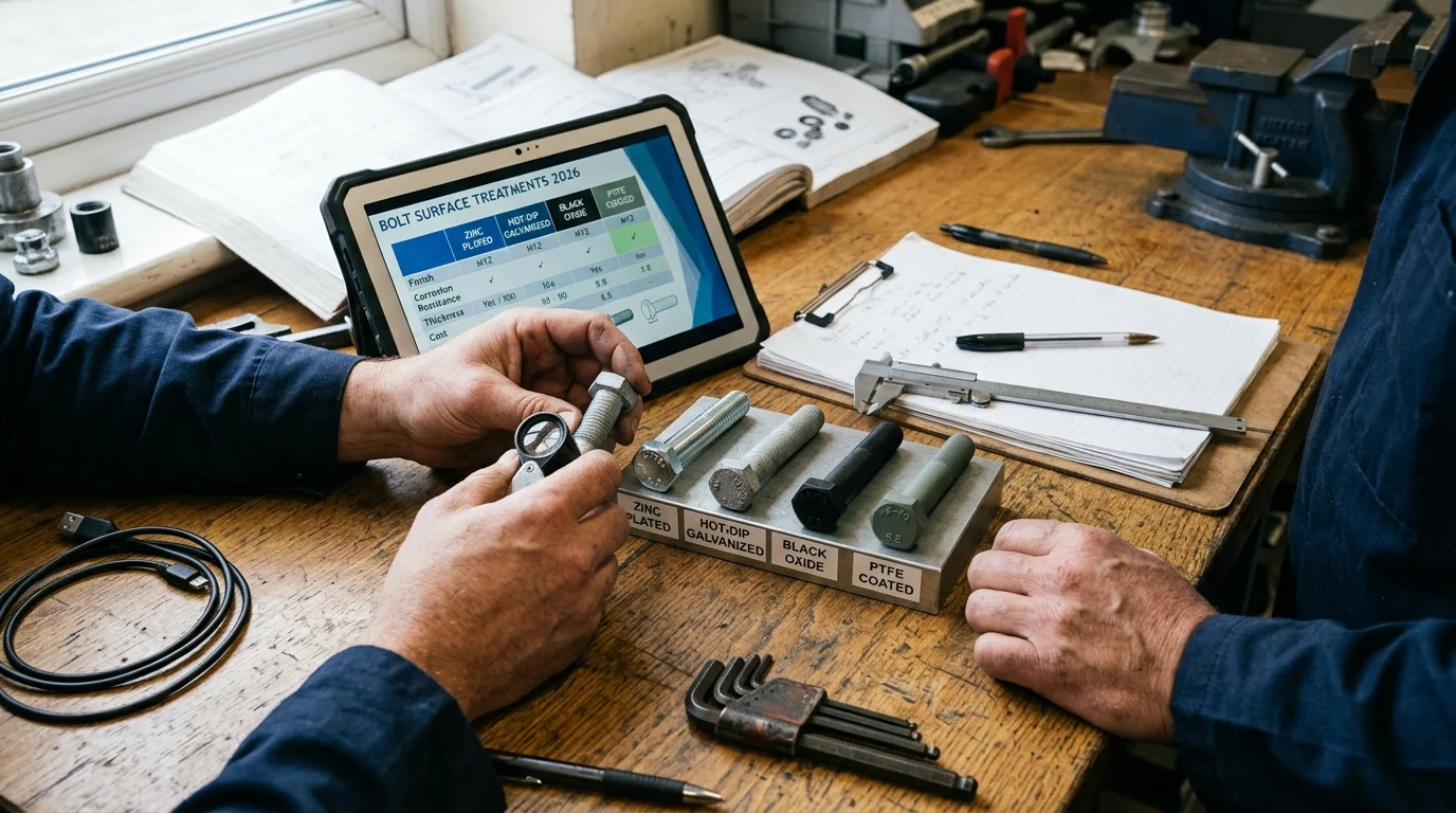 Key Hex Bolt Surface Treatments to Compare